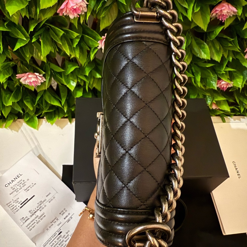 Chanel Boy Black Quilted Leather Small crossbody Shoulder Bag - Picture 10 of 14
